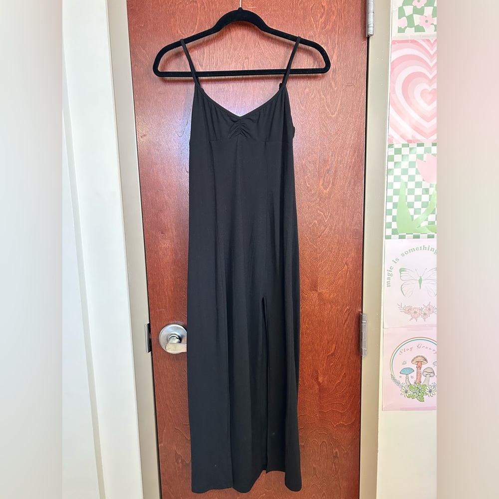 Urban Outfitters Black Maxi Slit Dress Size Small